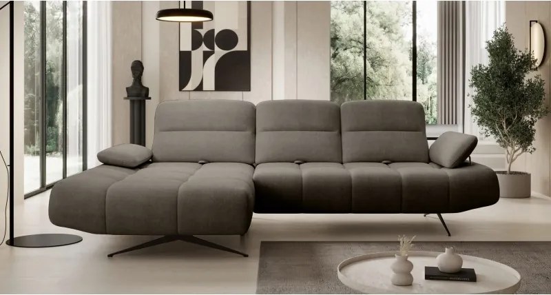 Narożnik FALCAO S układ L Lewostronny z funkcją RELAX w ktaninie AURORA 06 WERSAL