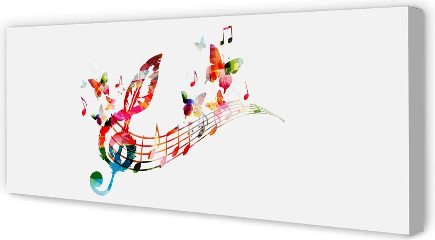 Duży obraz na płótnie Lekkość Motyli I Muzyki