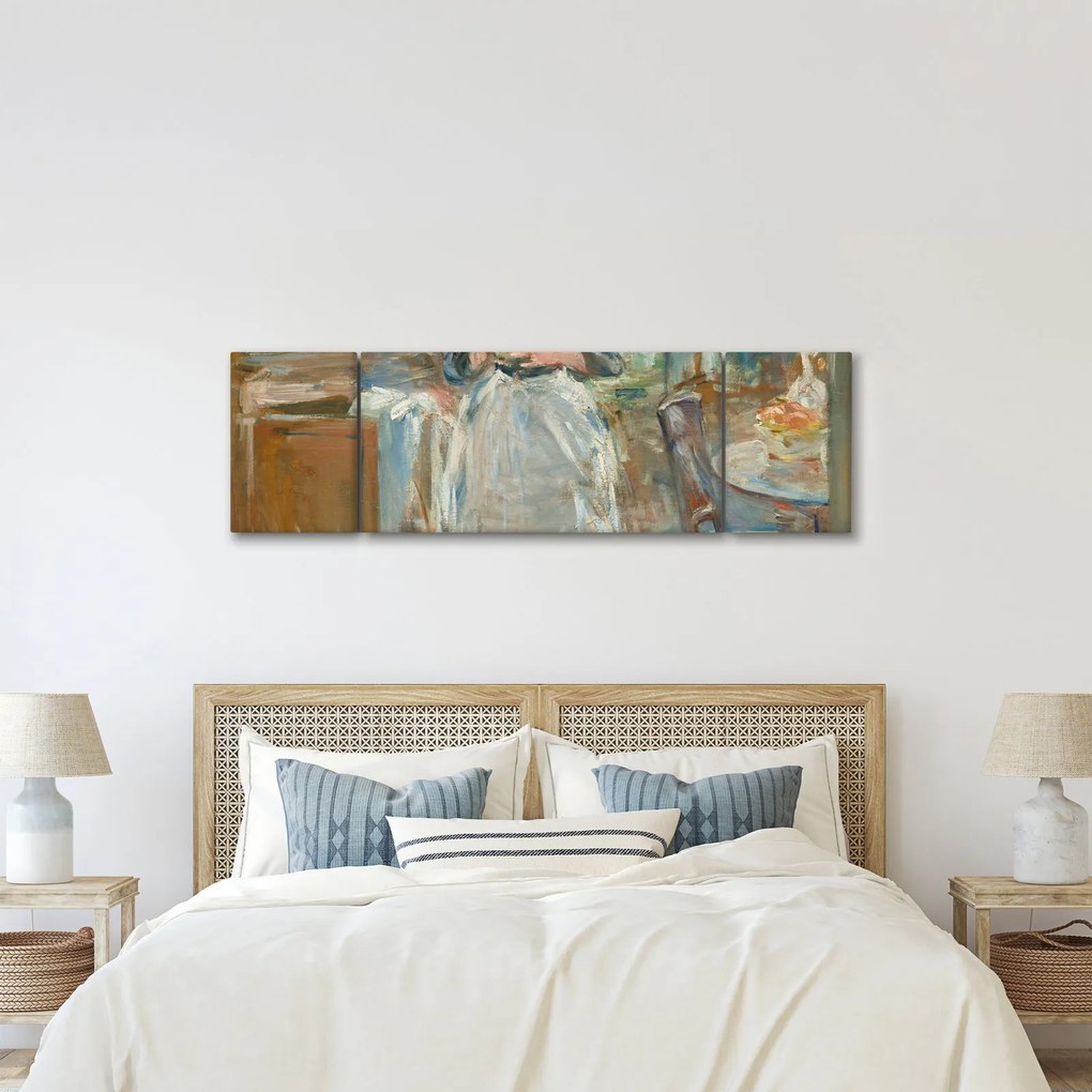 Obraz - Berthe Morisoti, In the Dining Room, reprodukcje (170x50 cm)