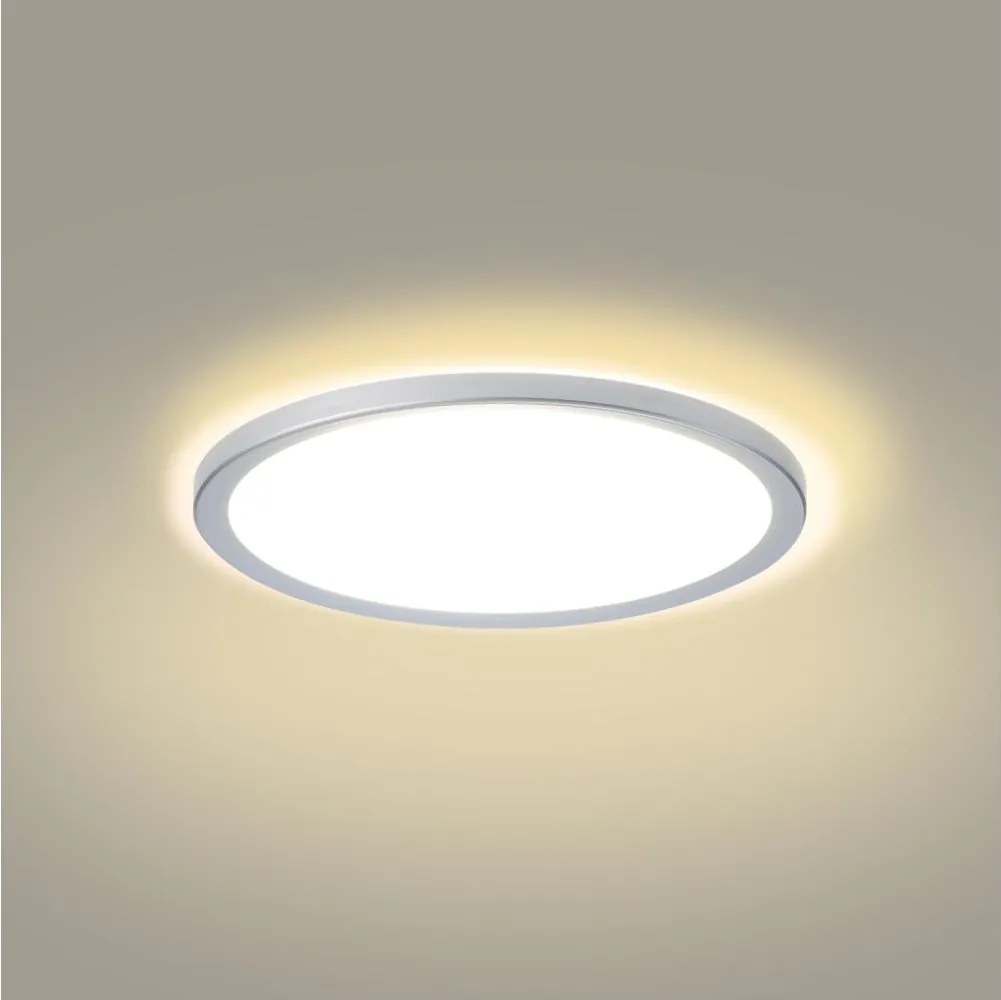 Brilagi - LED plafon łazienkowy ULTRA SLIM LED/18W/230V śr. 30 cm srebrny IP54