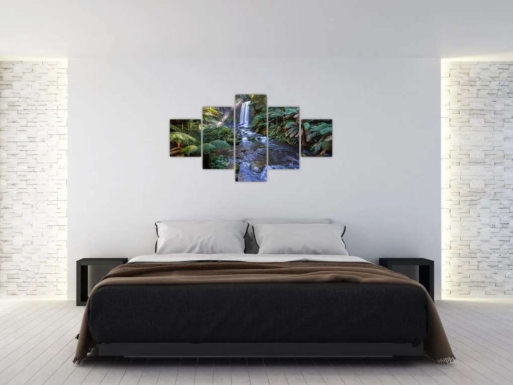 Obraz australijskiego lasu deszczowego (125x70 cm)
