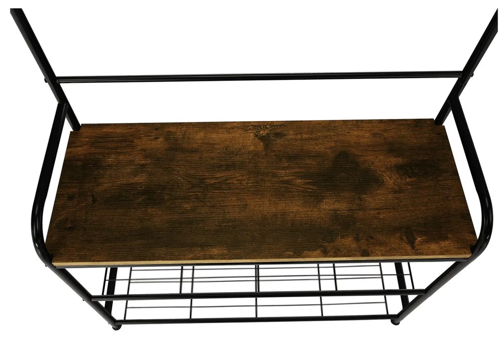 Stojak na buty Kelam, 79 x 32 x 185 cm