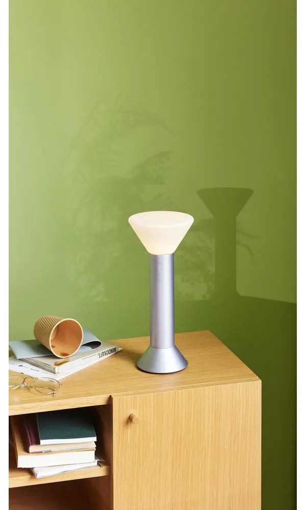 Fioletowa lampa stołowa ze ściemniaczem (wysokość 30 cm) Flash – Hübsch
