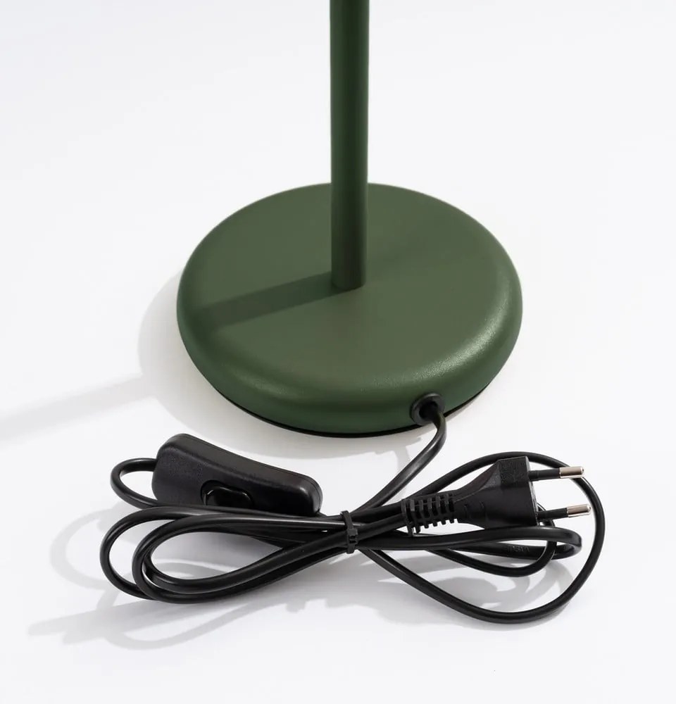 Zielona lampa stołowa (wysokość 43 cm) Gleam – Sollux