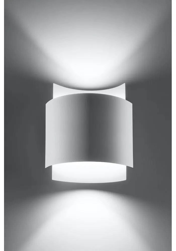 Biały kinkiet Sollux Forgmi