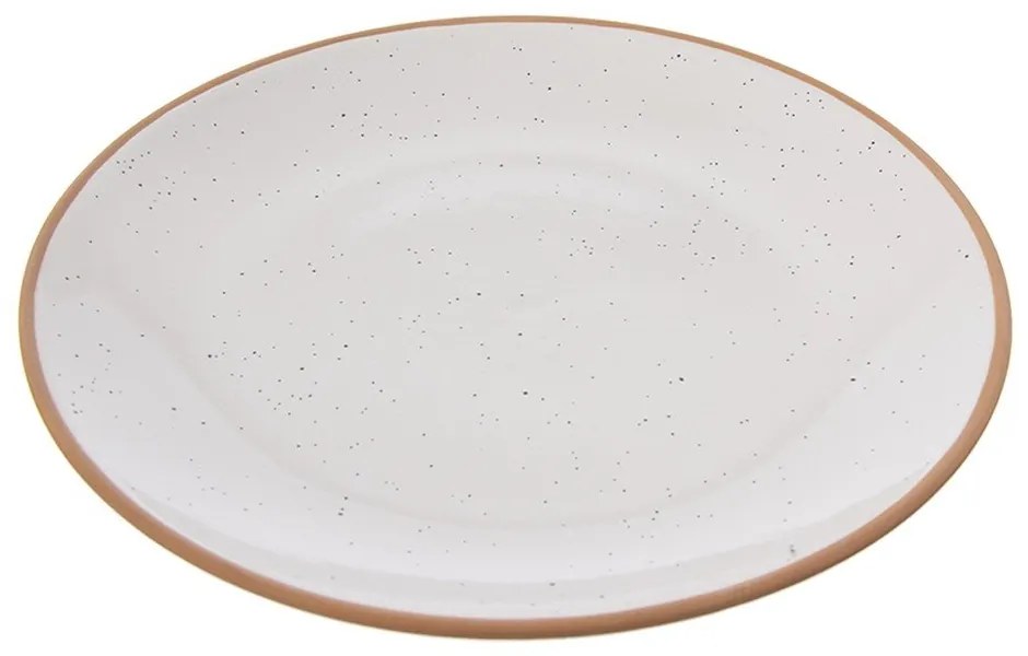 Kremowe ceramiczne talerze zestaw 4 szt. ø 27 cm Statek – Orion