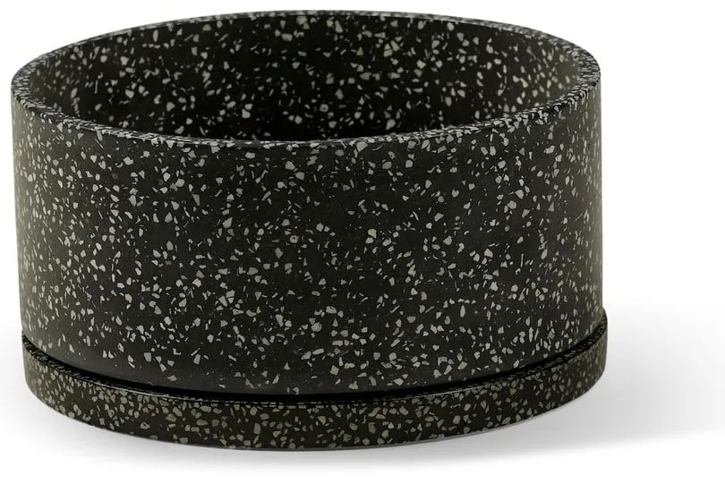 Zestaw 2 ciemnoszarych doniczek Bonami Selection Terrazzo