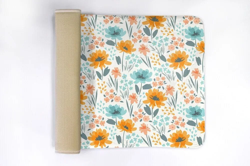 Dywanik łazienkowy Dywanik łazienkowy Kwiatowy wzór