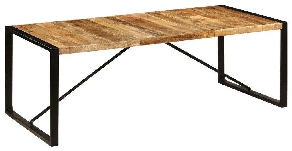 Brązowy stół w stylu loftowym 100x220 L8-M70