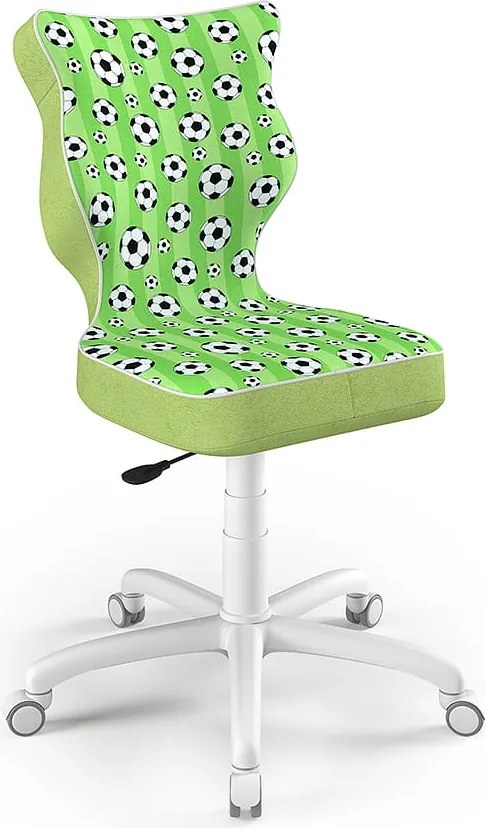 Obrotowe krzesło dla młodzieży Petit White rozmiar 6 (159-188 cm) wzory