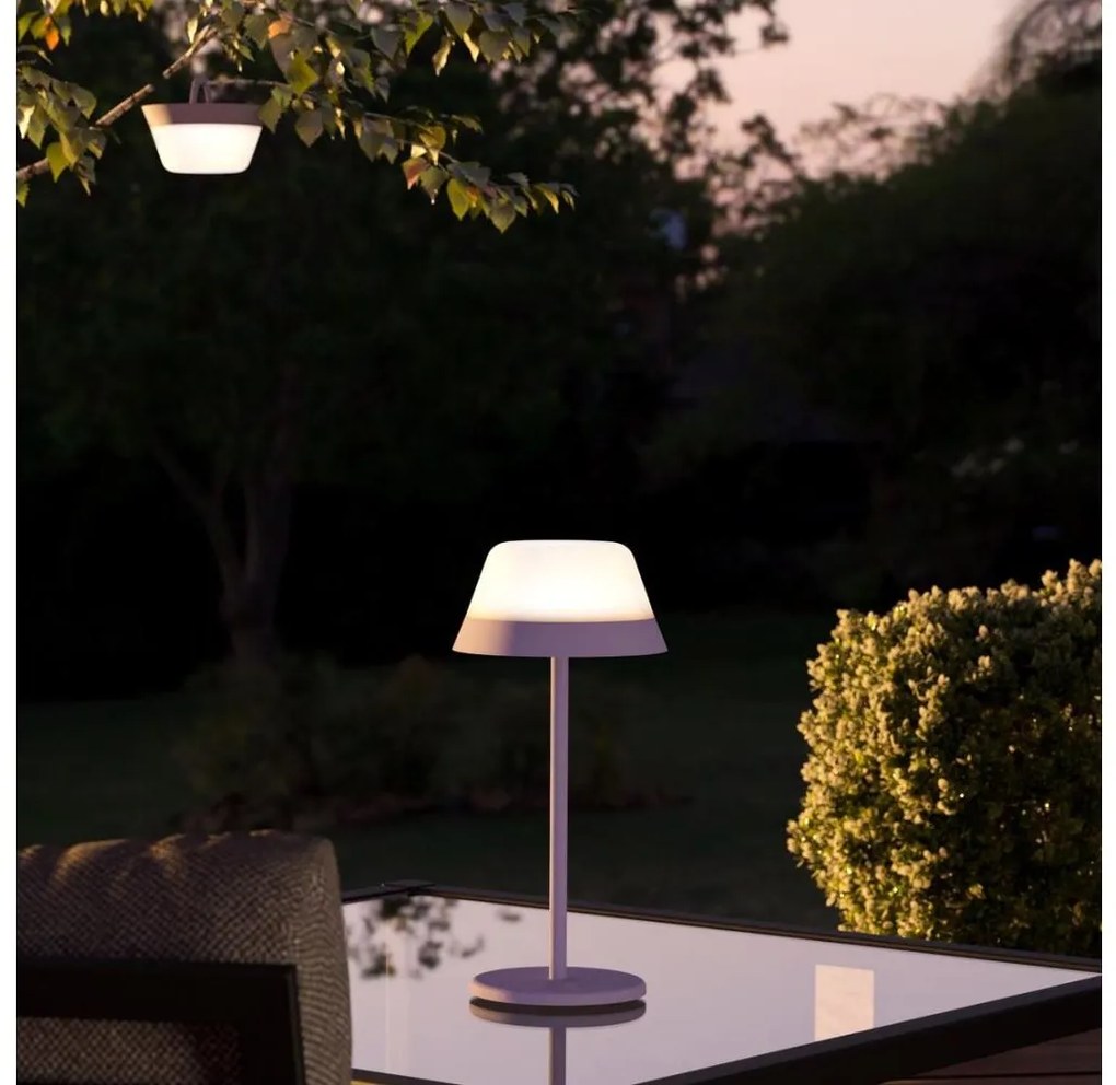 Eglo 900979-LED RGBW 1,5W/5V IP54 lampa zewnętrzna MEGGIANO fioletowa