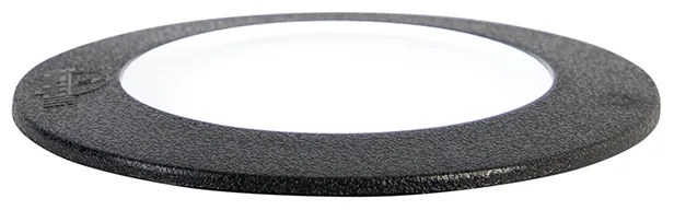 Zewnetrzna Nowoczesny zewnętrzny klosz do wkopania czarny w komplecie z LED IP67 - Ceci Nowoczesny Oswietlenie zewnetrzne