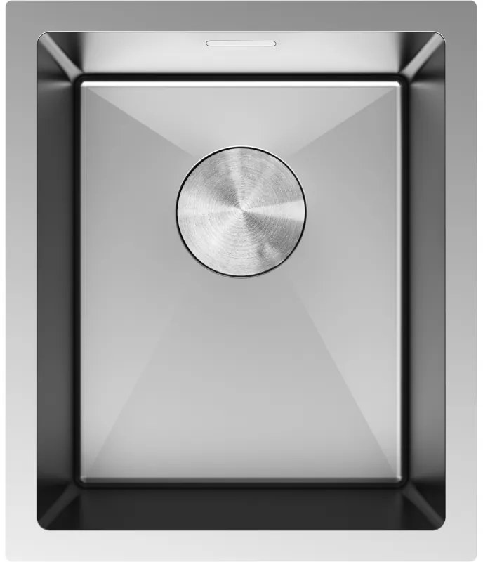 Mexen Trixo zlewozmywak stalowy 1-komorowy 370 x 440 mm, inox - 6412371000-01
