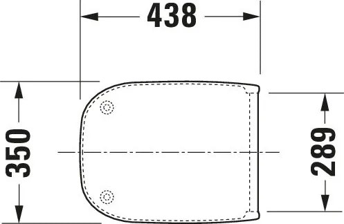 Duravit Universal-WC-Sitz mit Absenkautomatik für D-Code