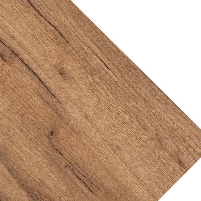 Zestaw Stół Rozkładany SKUBI 120-160 cm Dąb Craft/Czarny i 4 Krzesła NARIS Czarne