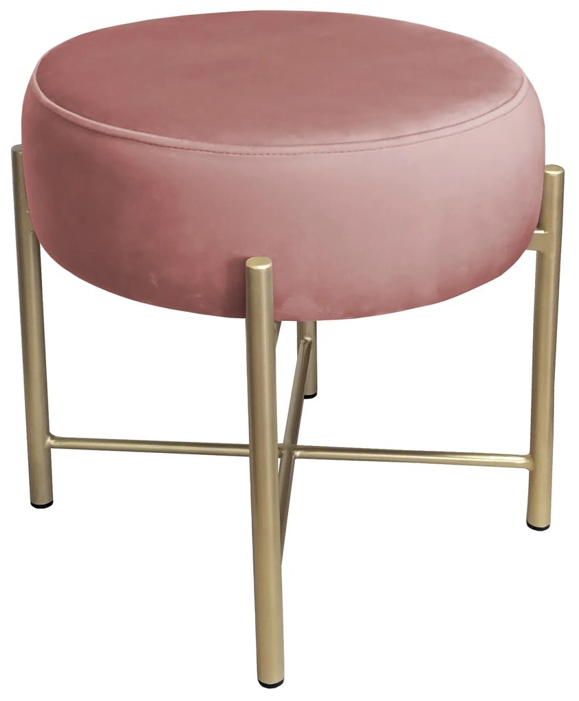 Taboret Pola noga metalowa złota MG58