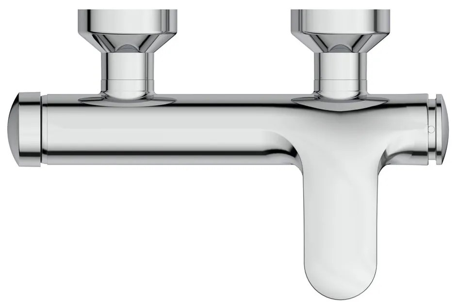 Wannowa bateria ścienna w kolorze srebra z połyskiem Melange – Ideal Standard