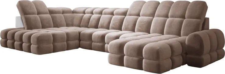 Narożnik TOLLO XL Lewostronny Elektryczna regulacja Tkanina SALVADOR 03 WERSAL