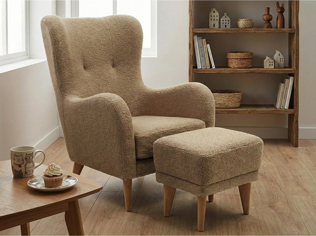 Fotel Roland z podnóżkiem-ergonomiczny, komfortowy i ponadczasowy design