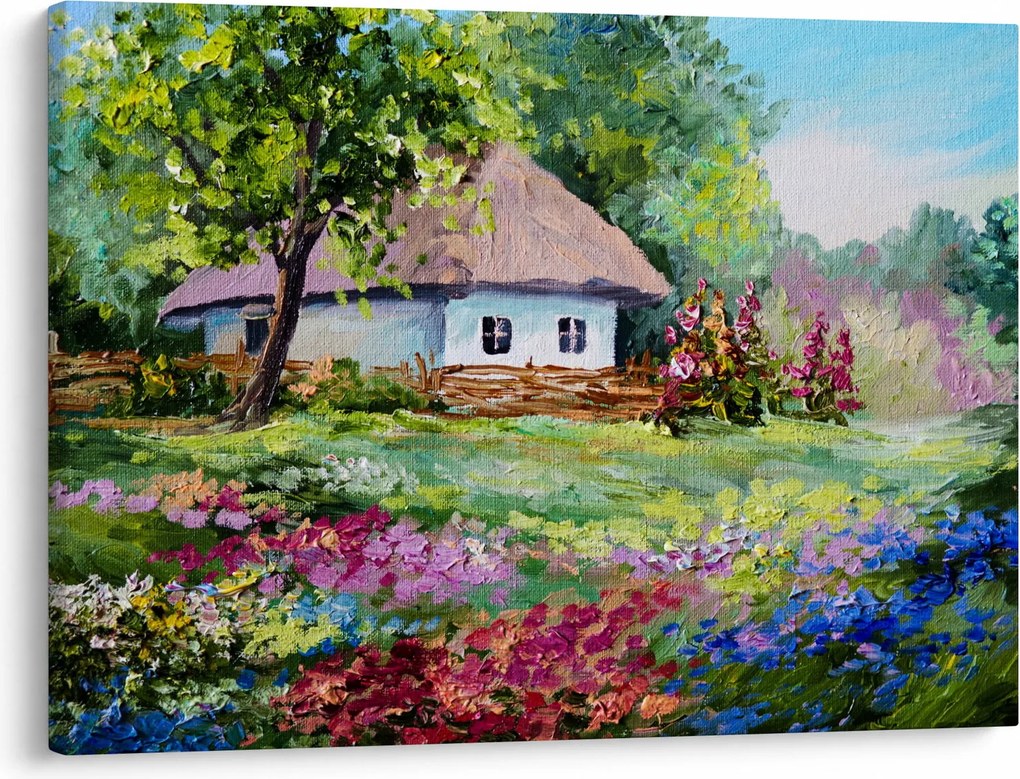 Obraz - Domek (70x50 cm)