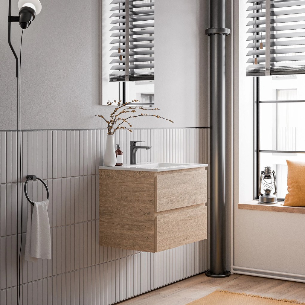 Badmöbel Set AVA 60 cm mit Waschbecken