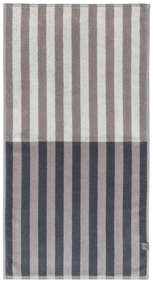 Niebiesko-szary ręcznik z bawełny organicznej 50x90 cm Disorder – Mette Ditmer Denmark