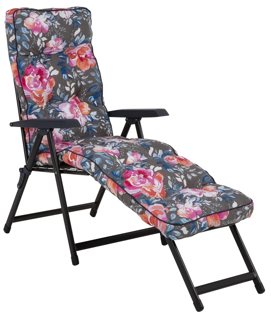 Leżak ogrodowy z podnóżkiem Lena Lounger A091-23IB PATIO