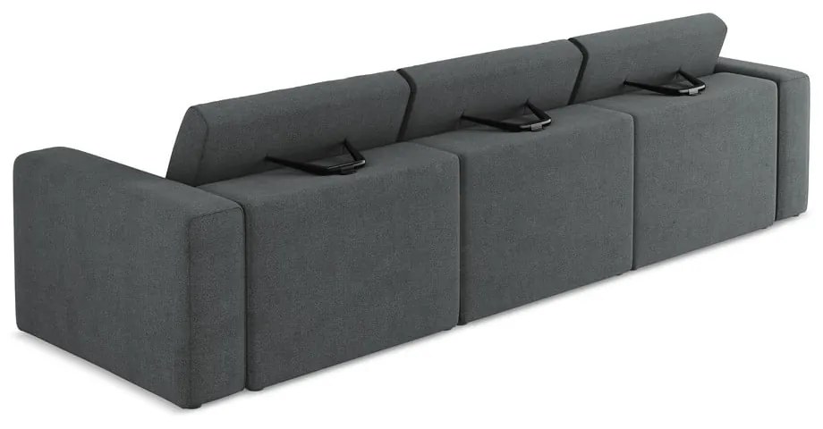 Szara sofa modułowa 314 cm Kalea – Makamii