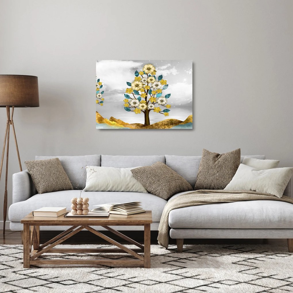 Obraz na szkle - Kwitnienie (70x50 cm)