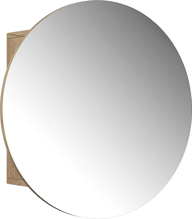 Szafka z lustrem w łazience złoty dąb energetyczny 60x17.4x60 loki