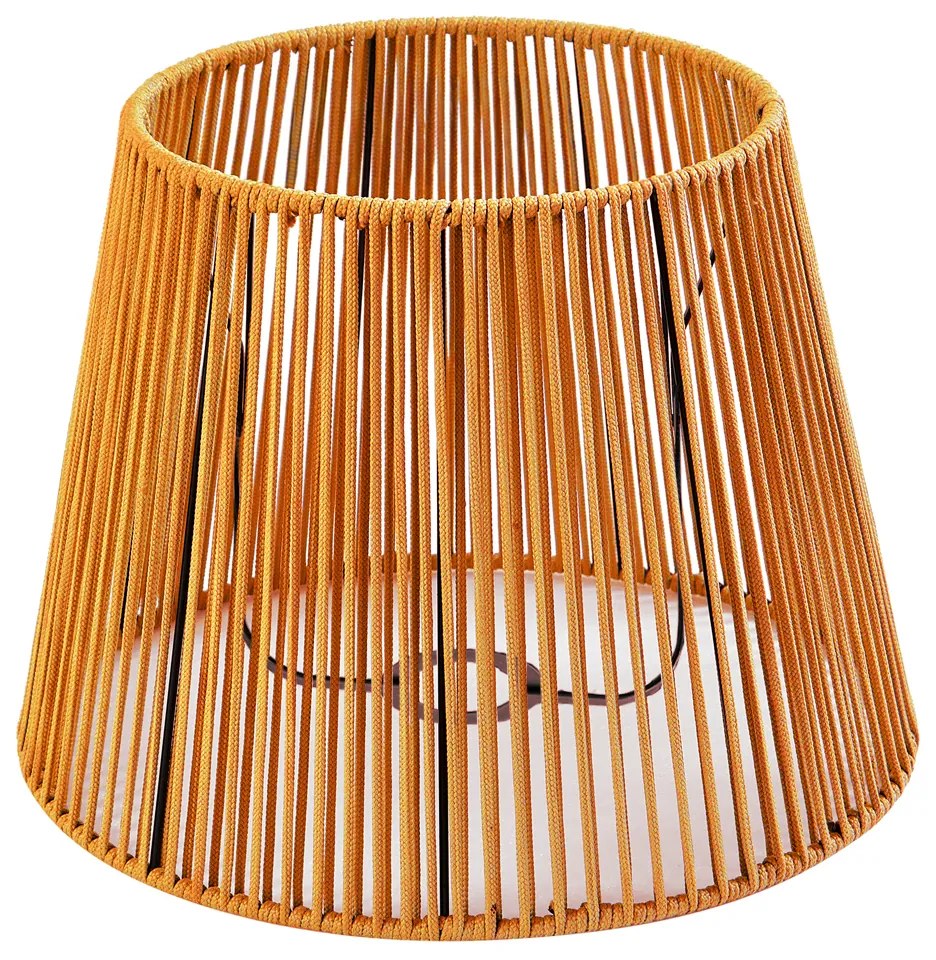 Abażur zewnętrzny z pomarańczową liną IP54 40/28/30 - Jayla