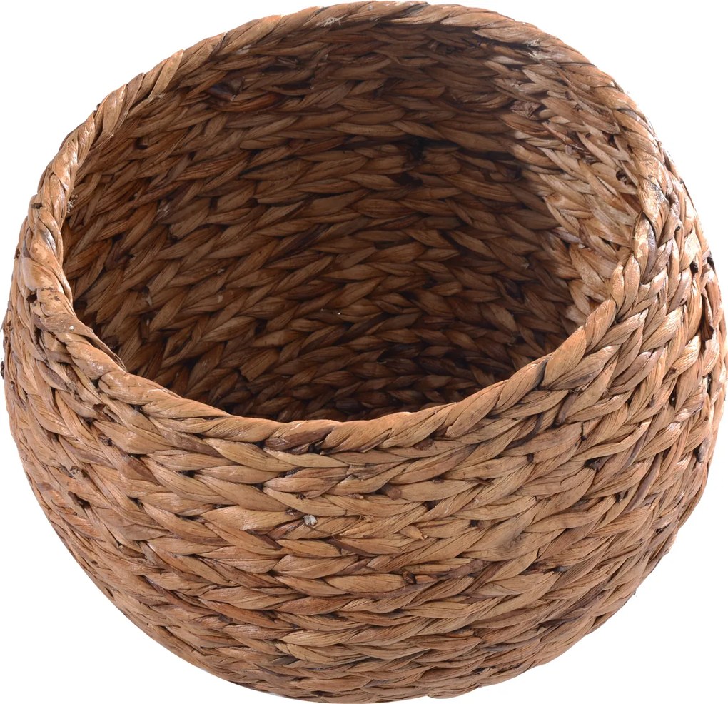 PawHut Miejsce do spania dla kota, legowisko dla kota z poduszkami, jaskinia dla kota, liść bananowca, kolor brązowy