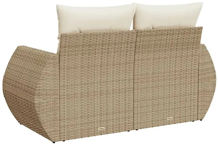 Beżowa dwuosobowa sofa ogrodowa - Torina 4X