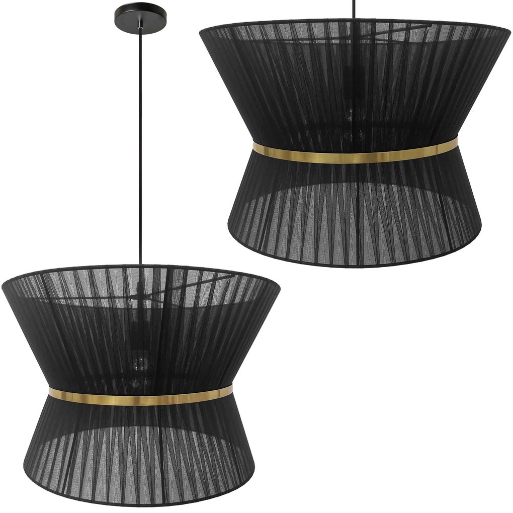 LAMPA SUFITOWA WISZĄCA APP1503-1CP BLACK