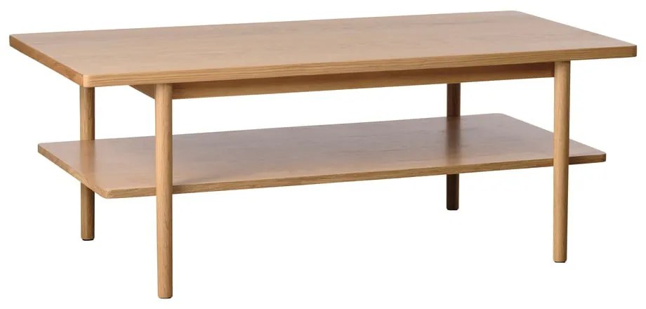 Stolik z blatem w dekorze dębu 60x120 cm Ponza – Unique Furniture