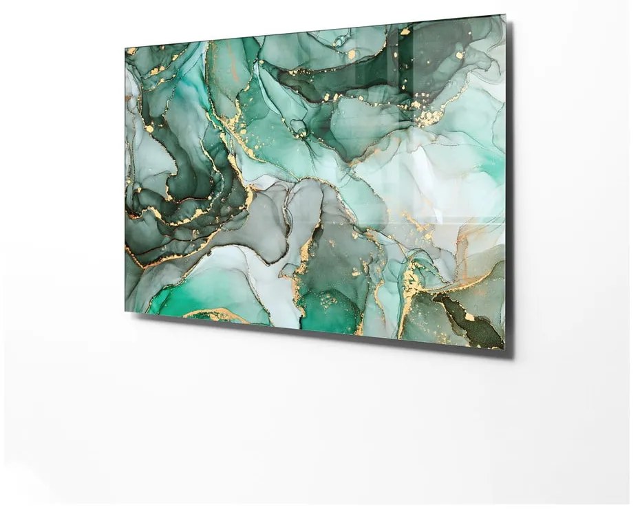 Szklany obraz 100x70 cm Turquoise – Wallity