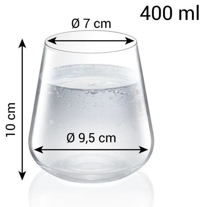 Tescoma Szklanka GIORGIO 400 ml, 6 szt.