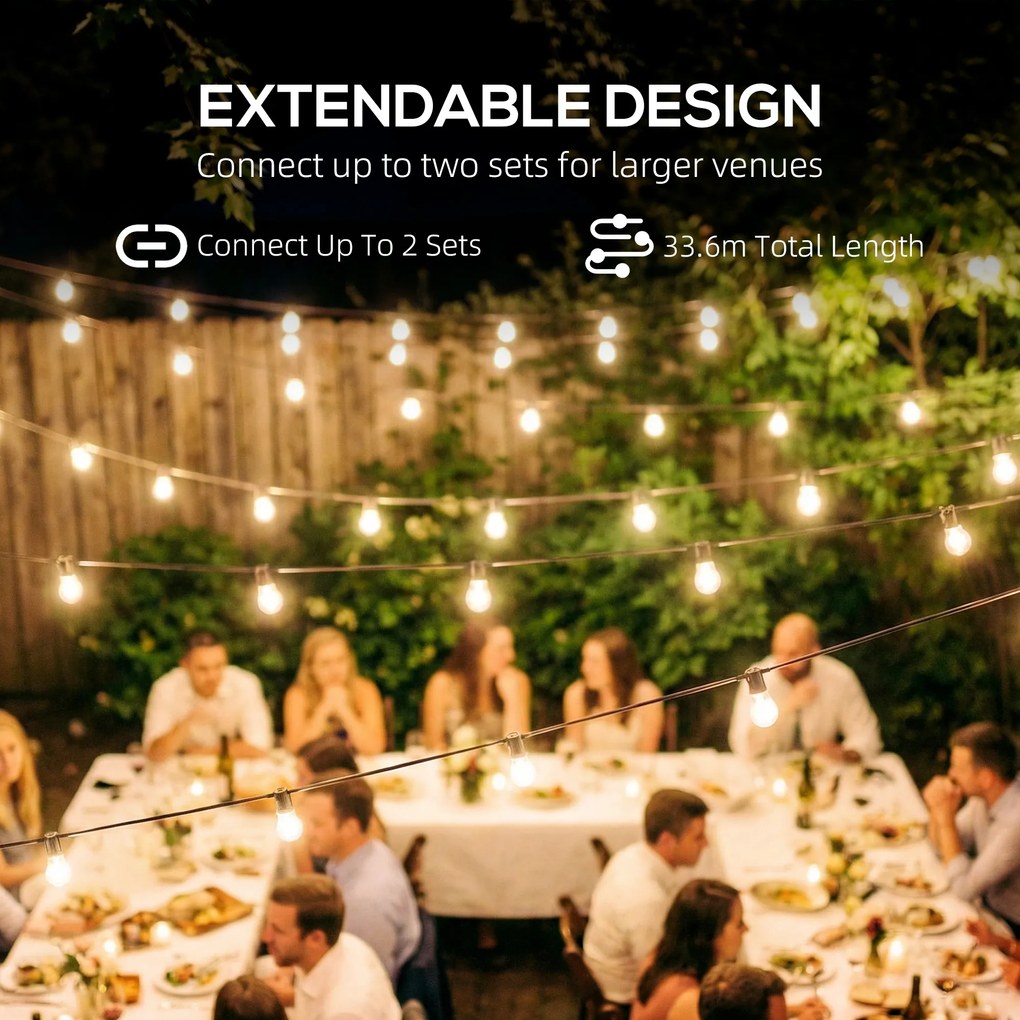 HOMCOM Kurtyna Świetlna RGBW, IP44 Wodoodporna, Dekoracja na Wnętrza i Na Zewnątrz | Aosom PL