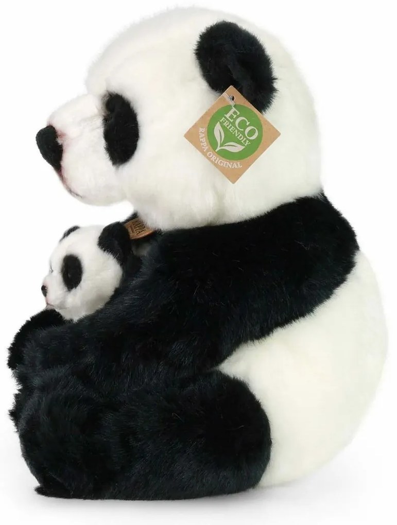 Rappa Pluszowa panda z młodym 27 cm ECO-FRIENDLY