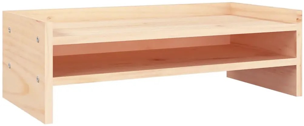 Nadstawka na biurko z naturalnego drewna sosnowego S6-N89
