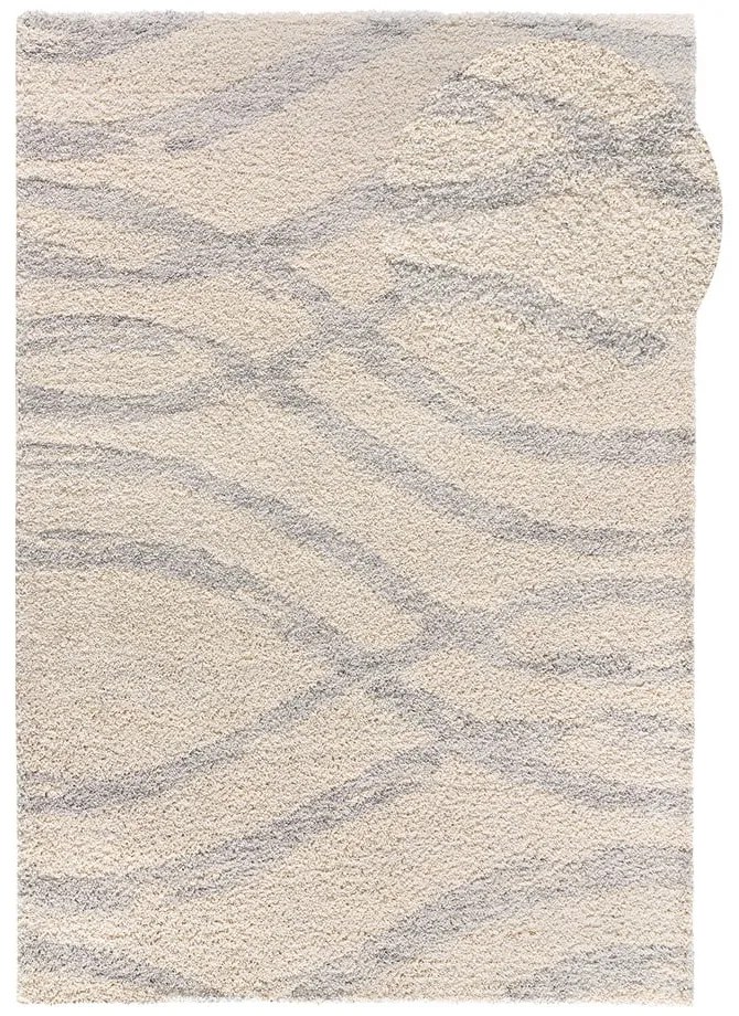 Jasnoszaro-kremowy dywan 80x150 cm Helia – Universal
