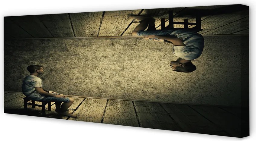 Obraz na płótnie Lustrzane Odbicie Rzeczywistości