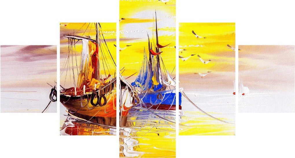 Obraz - Obraz statku (125x70 cm)