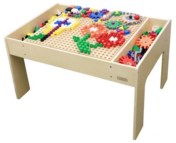 Masterkidz drewniany stół edukacyjny + akcesoria stem wall