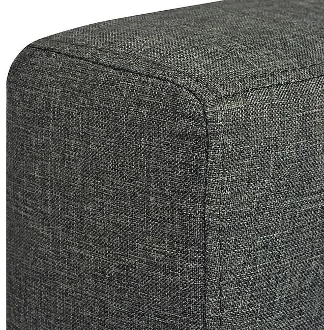 Trzyosobowa ciemnoszara sofa loftowa Karson 3X