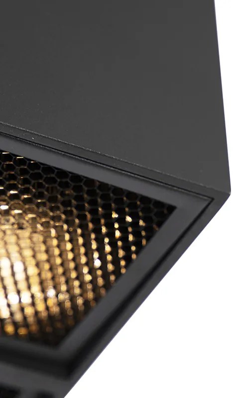 Designerski reflektor czarny 4-światłowy - Qubo HoneyDesignerski Oswietlenie wewnetrzne