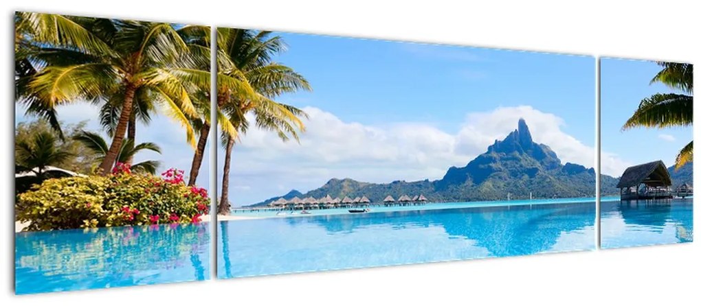 Obraz  - Bora-Bora, Polinezja Francuska (170x50 cm)