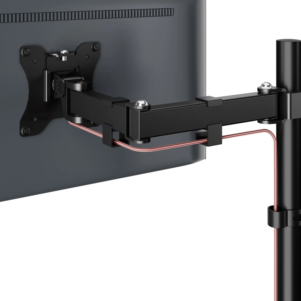 Uchwyt na monitor i laptop 2 w 1 czarny: MARK