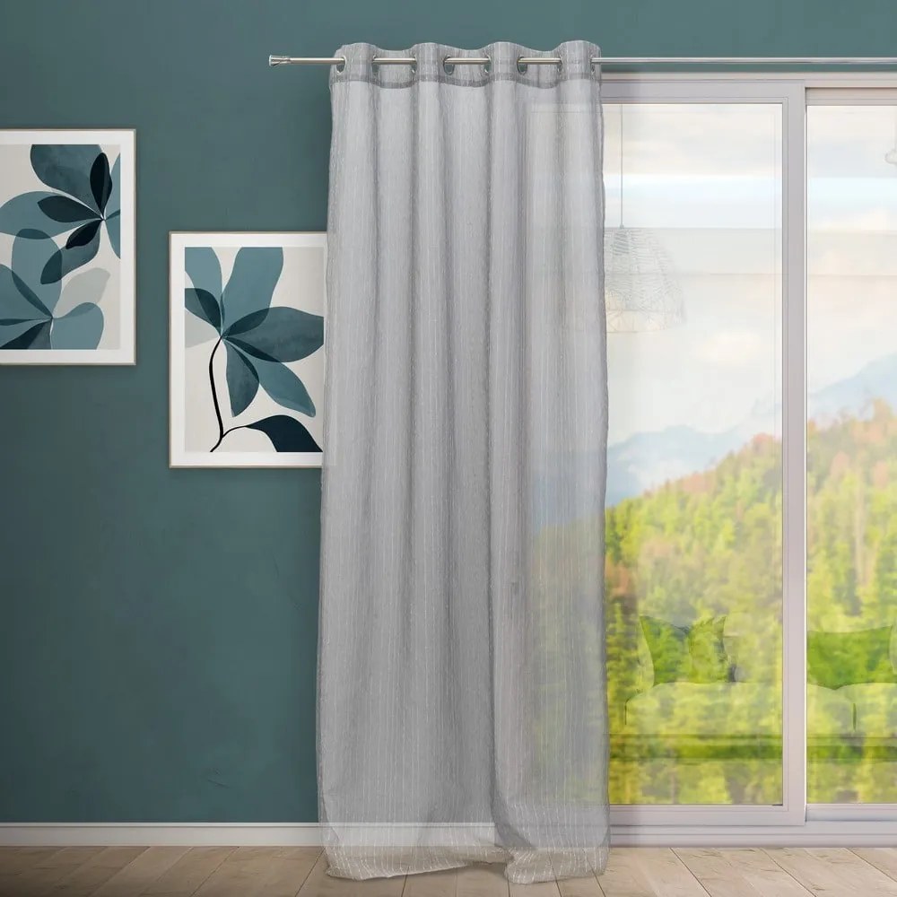 Szara firanka 140x260 cm Vertical Thread – Casa Selección