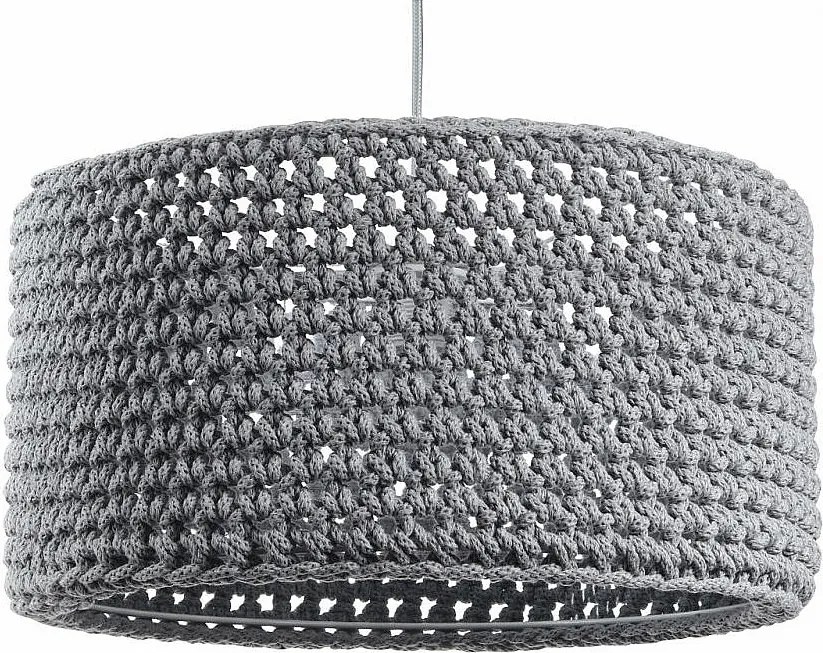 Lampa wisząca COTTON 40 szara